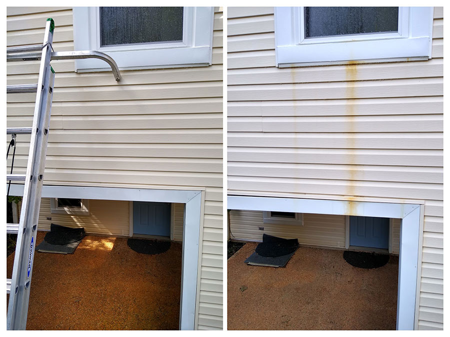 Rust Removal and House Wash on Timber Meadows in Charlottesville VA