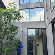 Charlottesville-Exterior-Window-Cleaning-7-Stories-Tall-West-Main-Street 0